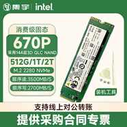 英特爾（Intel） 670P M.2 2280 PCIe3*4 NVMe協(xié)議SSD固態(tài)硬盤(pán)電腦升級(jí) 670P（官方標(biāo)配+裝機(jī)工具） 512G