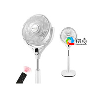 先鋒電風(fēng)扇FPS30-18BR家用遙控落地升降轉頁(yè)扇母嬰寶寶蒲扇柔和風(fēng) (FTS30-17DR)白色4檔9葉 15小時(shí)