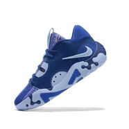 CLENIKEED新品保羅喬治6代 實(shí)戰籃球鞋 PG6戰靴男女學(xué)生耐磨緩震純原NIKE 藍色 43