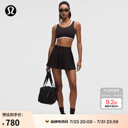 lululemon丨Varsity 女士風(fēng)琴褶高腰網(wǎng)球裙 速干 芯吸 LW8AJYS 黑色 S /6