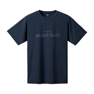 mont·bell運(yùn)動T恤短袖柔軟舒適吸汗透氣半袖上衣圓領(lǐng)打底衫 深海藍(lán) S (90)