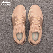 李寧（LI-NING）新品無(wú)界男子一體織緩震訓(xùn)練鞋 斷層解釋藏羌薩滿祭祀 AFPQ043-3淺灰褐/姜餅褐 40