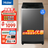 海爾（Haier）波輪洗衣機家用全自動10kg租房小型除螨 XQB100-Z6088