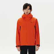 KOLON SPORT可隆戶(hù)外男子登山徒步GAIA PRO戈爾韌力沖鋒衣1級 橙色OR M  170/92A