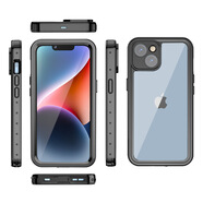 逆流科技適用蘋(píng)果iPhone14promax防水手機殼潛水殼透明保護套三防 Pro款-透黑 iPhone6Plus/6SPlus