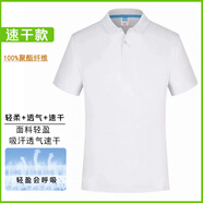 慶友三棵樹(shù)立邦工作服短袖t恤Polo衫定制裝修公司工衣廠(chǎng)服印標志logo 速干款-白色 S