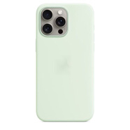 適用蘋果16蘋果15手機殼iPhone15ProMax液態(tài)硅膠殼MagSafe磁吸15 薄荷綠【支持磁吸動畫】 iPhone16ProMax【按鍵款】