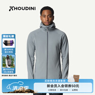 HOUDINI胡丁尼PowerHoudi魔術(shù)大師戶外春男polartec抓絨內(nèi)膽外套 Brink Blue（淡藍(lán)灰） M（身高165-175cm體重60-75kg）