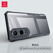 XUNDD訊迪1+nordce4lite手機(jī)殼適用于一加nordce4lite保護(hù)套防摔k 炫酷黑 OPPOK12x5G國內(nèi)版
