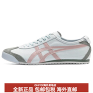 Onitsuka Tiger鬼塚虎MEXICO66運動(dòng)舒適低幫跑步鞋男女同款灰粉 41.5