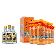 五糧液（WULIANGYE）尖莊小酒+州王子 龍年珍藏 敦煌文化 瓶身飛天/龍紋圖案 53度 500mL 6瓶 整箱裝