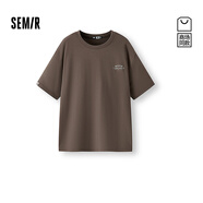 森馬（Semir）涼感T|商場(chǎng)同款森馬短袖t恤男速干抑菌2025印花上衣101325100129