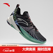 安踏（ANTA）速決6籃球鞋丨全掌氮科技籃球鞋穩(wěn)定支撐防滑耐磨運動鞋 城堡灰/基礎(chǔ)黑-2 39 39