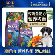 佰芙狗糧深海三文魚(yú)成犬糧中大型小型犬通用糧魚(yú)肉味營(yíng)養(yǎng)均衡去淚痕 深海莊園幼犬糧6kg