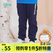迪士尼寶寶（Disney Baby）迪士尼童裝兒童長褲迪士尼寶寶系列休閑褲 藏青K1192 4歲/身高110cm