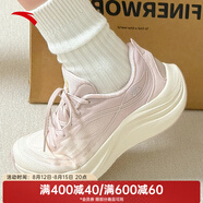 安踏（ANTA）C37+女鞋夏季運動鞋透氣舒適跳繩鞋軟底跑步鞋子女經(jīng)典體測跑鞋女 【葉子6】魚肚白/藕灰-4 37.5
