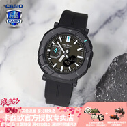 卡西歐（CASIO）【七夕禮物】男表戶(hù)外運(yùn)動(dòng)protrek太陽(yáng)能時(shí)尚登山表男士電子手表 PRJ-B001-1PR冷峻酷黑