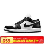 耐克NIKE休閑鞋男女熊貓AJ 1喬丹JORDAN 1運(yùn)動(dòng)鞋DC0774-101黑白36