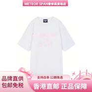 BOY LONDON粉燙金印花寬松男女同款白色 白色 L
