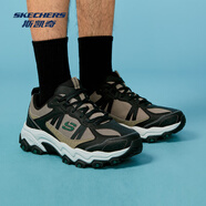 斯凱奇（Skechers）【成毅同款】云野 | 徒步鞋戶外男女款抓地防護(hù)耐磨網(wǎng)布透氣 男款-棕色/黑色/BRBK 45