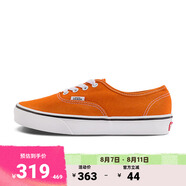 VANS范斯官方 Authentic橘色男鞋女鞋帆布鞋 橘色 42