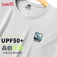 班尼路（Baleno）2025夏季UPF50+冰感短袖男透氣速干半袖男運(yùn)動(dòng)防曬百搭t恤男士