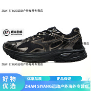 美津濃（MIZUNO）男女鞋RACER S跑步鞋夏季新款輕便運動(dòng)鞋老爹鞋 D1GH2235-21/暗黑金屬 36