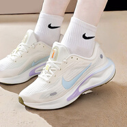 耐克（NIKE）女鞋跑步鞋 2025新款夏季Journey Run慢跑鞋緩震輕便透氣運(yùn)動(dòng)鞋 141-米白/馬卡龍 慢跑推薦 38.5
