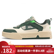 361°逐浪丨男鞋運動(dòng)板鞋百搭防滑2025年夏季新款透氣時(shí)尚休閑小白鞋男 西米色/螺青 39