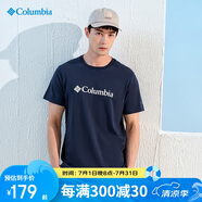 Columbia哥倫比亞t恤男25春夏戶外休閑舒適透氣純棉短袖 JE1586 467 M