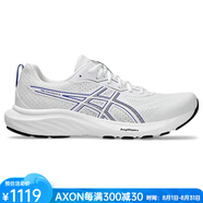 亞瑟士（asics）男鞋跑步鞋運動鞋春夏透氣防滑GEL-CONTEND支撐減震日常休閑舒適 White/Dark Cobalt白藍色 48 碼/美碼13