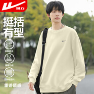 回力衛(wèi)衣男圓領(lǐng)長(zhǎng)袖t恤印花簡(jiǎn)約打底衫男春秋季休閑潮流外套男裝