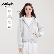 MJ STYLE插肩袖短款開衫外套女2025年秋季寬松休閑百搭運動風(fēng)學(xué)生長袖上衣