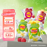 樂(lè)事（Lay's）氣泡水薯片禮包（沁爽葡萄40g*2+清新甜荔40g*2）京東獨(dú)家新品