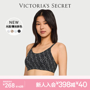 維多利亞的秘密 楊冪同款 夏季薄款內(nèi)衣女果凍條反重力無痕涼感文胸PRO微聚攏MAX 5Z84黑色撞色-logo蕾絲 11244757 XL ：MAX三排扣（85D/90B/90C
