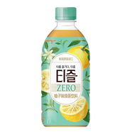 熊津柚子味綠茶飲料500ml韓國果味進(jìn)口瓶裝茶口味正宗水果味茶飲品