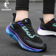 喬丹飛影3.0跑步鞋2025冬季新款巭科技減震回彈馬拉松競速跑鞋男 黑色/光譜紫 39