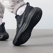 耐克（NIKE）官方艦店男鞋 25夏新款ZoomX泡綿軟底跑步鞋透氣輕盈休閑鞋男 DR2615-005/純黑跑鞋 42