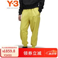 Y-3【 出游必備】y3 3S CUF PANT男士休閑褲52JL6675休閑褲 檸檬黃 XL