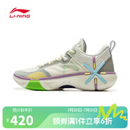 李寧LI-NING【滔搏運(yùn)動(dòng)】男子韋德幻影6V2籃球鞋 ABPV021-3 42
