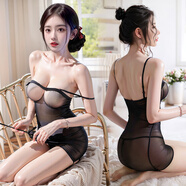 惹火貓 情趣內(nèi)衣透明緊身包臀吊帶絲襪網(wǎng)衣女sm夫妻套裝情趣用品X R159