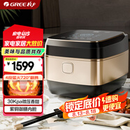 大松（TOSOT）格力電飯煲4-5人家用電飯鍋4L微壓力4段IH加熱智能多功能煮粥煲湯帶蒸屜健康糙米發(fā)芽飯GDCF40X80C