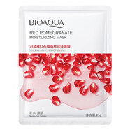 泊泉雅（BIOAQUA）黃瓜積雪草保濕面膜水潤(rùn)溫和滋潤(rùn)蘆薈精華護(hù)膚面膜 紅石榴寡肽潤(rùn)澤面膜(新)25g