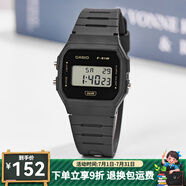 卡西歐手表 時尚簡約復(fù)古小方塊 潮流運動百搭電子表學(xué)生表考試表 F-91WB-8A