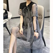 景怡依顯瘦連衣裙寬松加肥減齡200斤大碼胖妹妹夏天女裝遮肚胖人胖學(xué)生 花色 XL