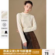 獨束大碼女裝24秋冬新款肌理感蕾絲打底衫微胖mm時(shí)尚百搭顯瘦小衫 云朵白 2XL (尺碼：4)