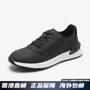 萊爾斯丹（le saunda）新款時(shí)尚休閑低幫舒適系帶運(yùn)動(dòng)男鞋5MM77001 黑色 BKG 38