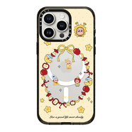 CASETIFY聯(lián)名波點夜空星星人適用蘋果16pro手機殼iphone15鏡面MagSafe磁吸 帶盒C家[cc912波點蘋果星星小4 iPhone16