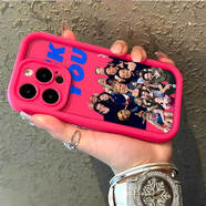 KYODO無(wú)恥之徒shameless手機殼新款潮流iPhone14PROMAX蘋(píng)果13防摔12/11/15保護套 無(wú)恥之徒1212D【糖果階梯-玫紅】 蘋(píng)果XS