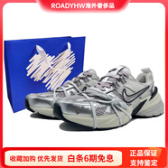 耐克（NIKE）定制球鞋 V2KRun老爹鞋Y2K復(fù)古跑鞋簡透氣低幫休閑跑步鞋女款淺紫 淺紫 35.5